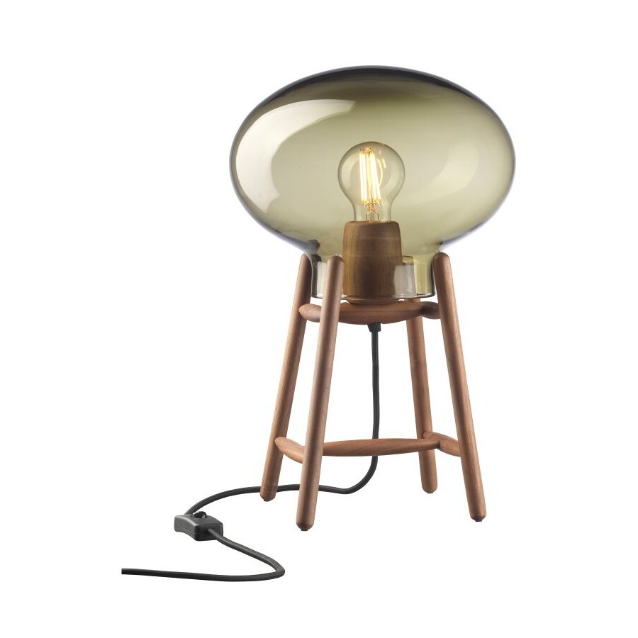 FDB Mbler U4 Hiti Bordlampe H39,5 cm, Valnd/Rgfarvet