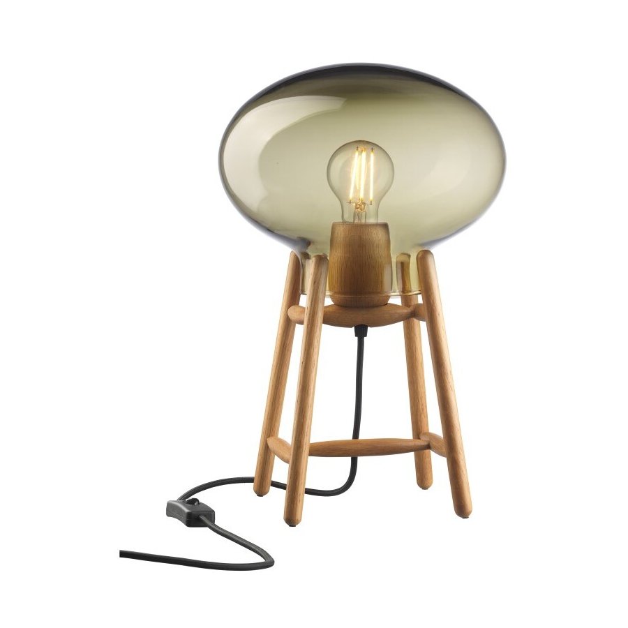 FDB Mbler U4 Hiti Bordlampe H39,5 cm, Eg/rgfarvet