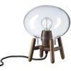 FDB Mbler U6 Hiti Mini Bordlampe H22 cm, Valnd/Glas