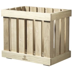 FDB Mbler X1 bletoft Apfelkiste 33,6x22,4x29,2 cm, Eiche