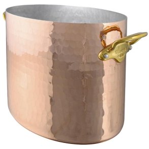 Mauviel 1830 Champagnek�ler �26 cm, Hamret Kobber