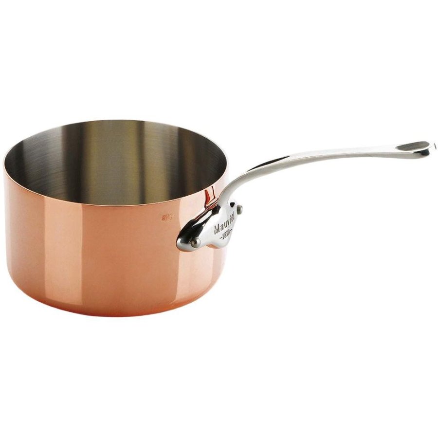 Mauviel 1830 M'150S Kasserolle 12 cm/0,8 L, Kobber/St�l