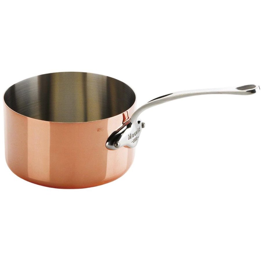 Mauviel 1830 M'150S Kasserolle 14 cm/1,1 L, Kobber/St�l