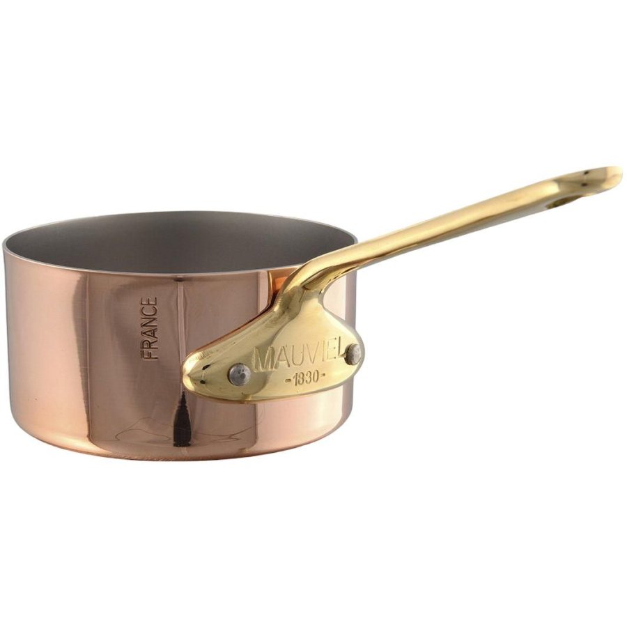 Mauviel 1830 Mini Kasserolle 9 cm/30 cl, Kobber/Messing