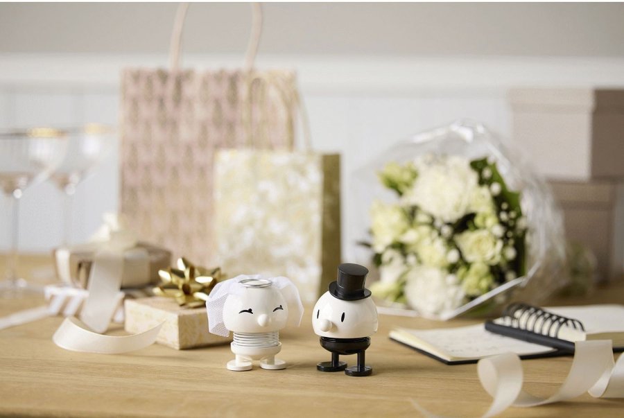 Hoptimist Bride & Groom, Hvid