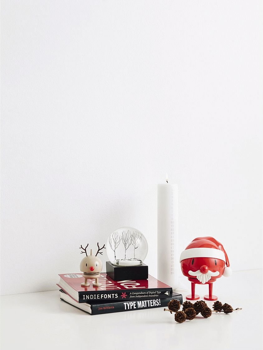 Hoptimist Santa Claus Bumble S, R�d