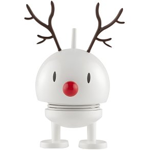 Hoptimist Rensdyr Bumble S, Hvid