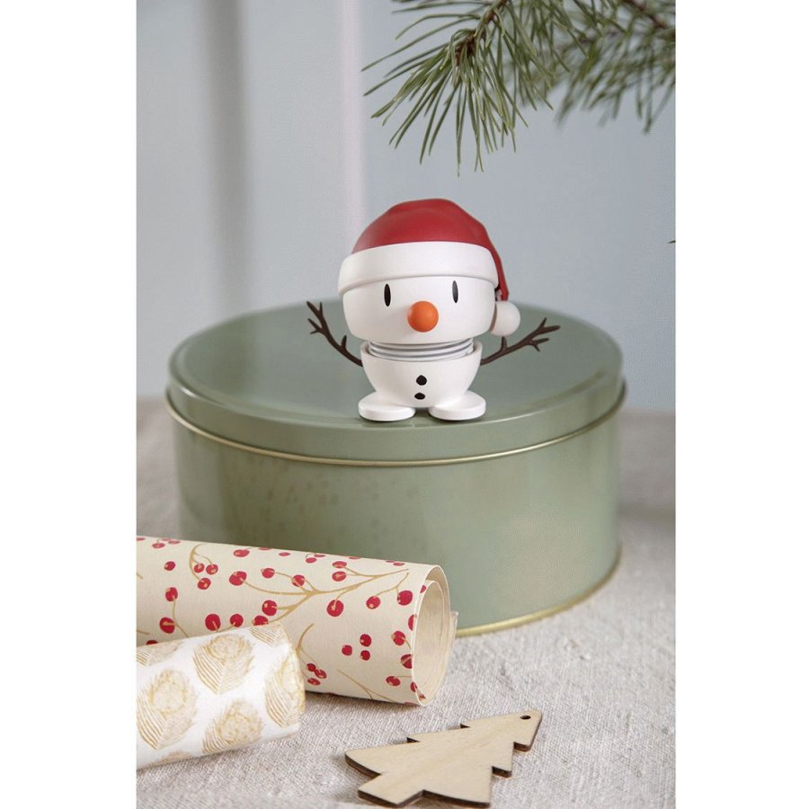 Hoptimist Soft Santa Snowman S, Hvid