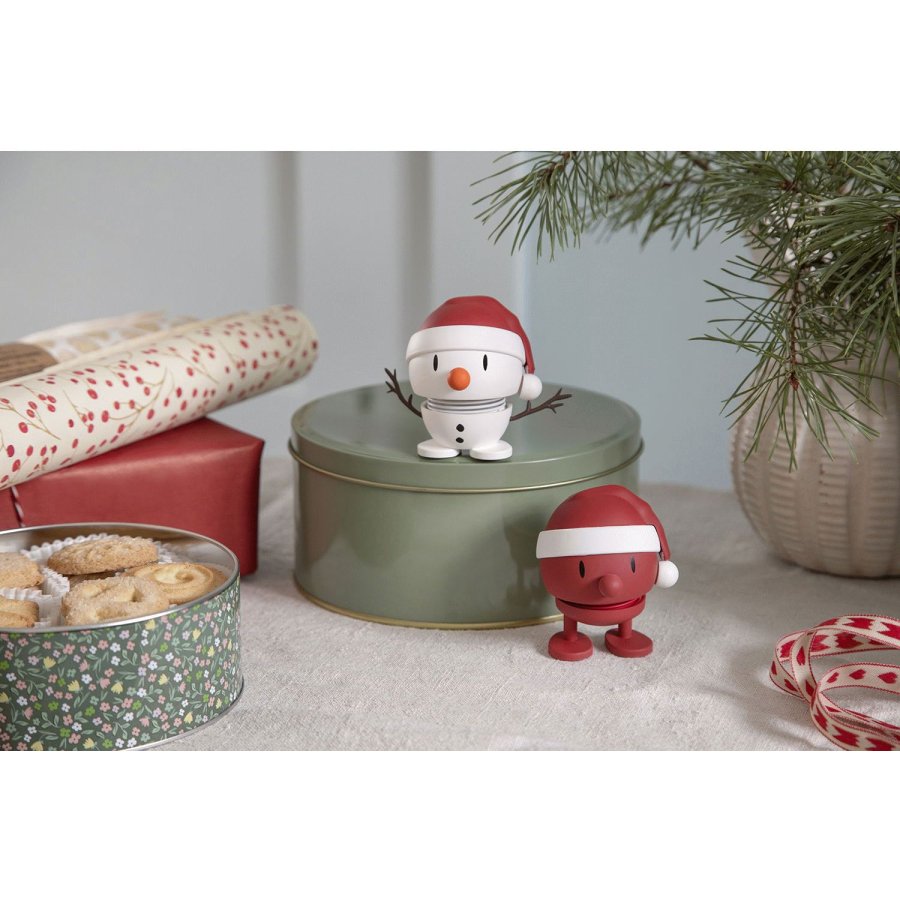 Hoptimist Soft Santa Snowman S, Hvid