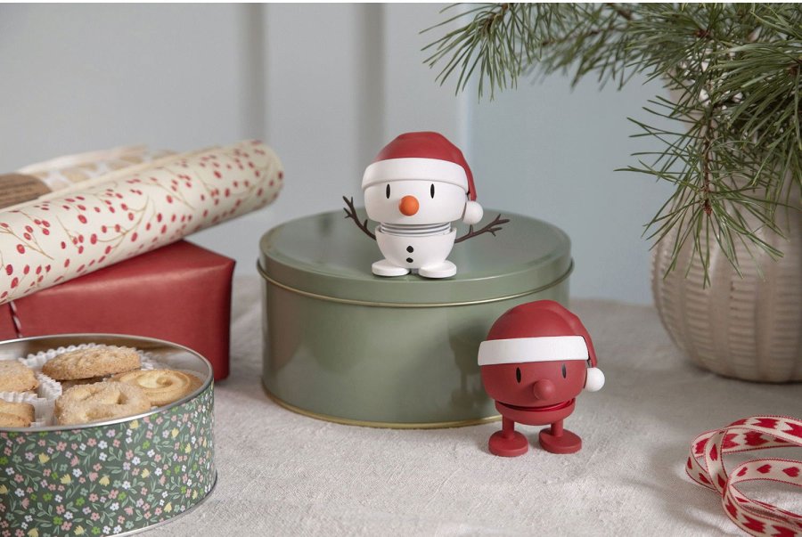 Hoptimist Soft Santa Snowman S, Hvid