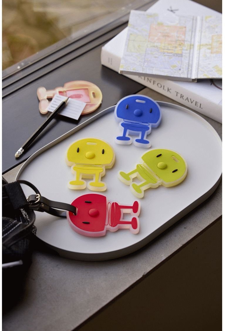 Hoptimist Kuffertm�rke 10,5 cm, Gr�n