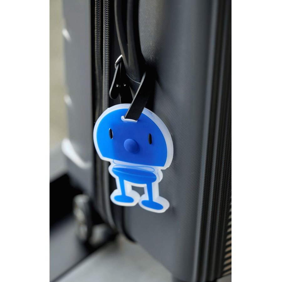 Hoptimist Kuffertm�rke 10,5 cm, Bl�