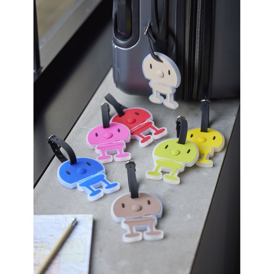 Hoptimist Kuffertm�rke 10,5 cm, Latte