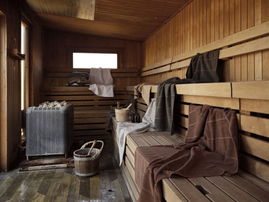 Zone Denmark Sauna H�ndkl�de 50x100 cm, Soft Grey