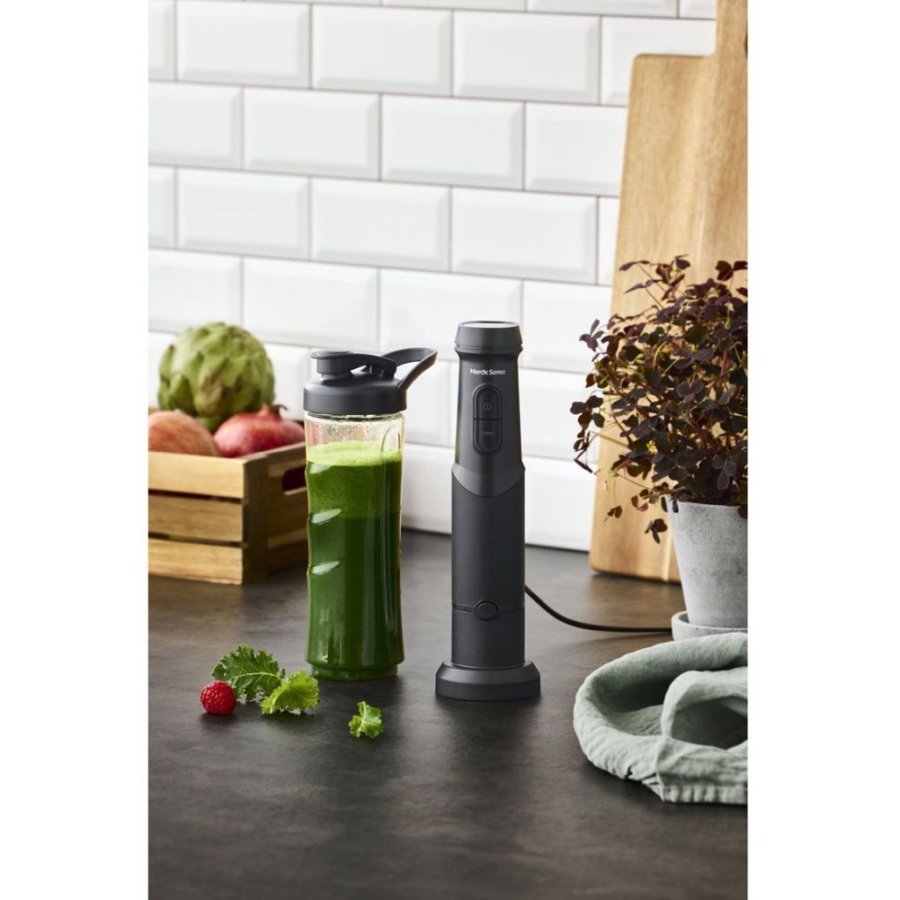 Nordic Sense Stabmixer-Set 5-teilig 1200W, Schwarz