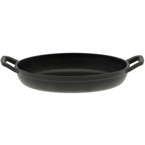 Pillivuyt Gourmet Garonne Mini Gusseisenpfanne 11,5x17,5 cm, Schwarz