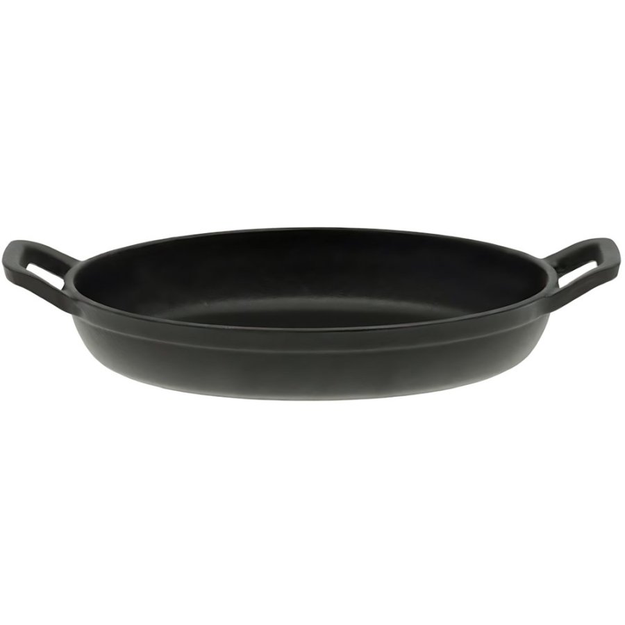 Pillivuyt Gourmet Garonne Mini Gusseisenpfanne 11,5x17,5 cm, Schwarz