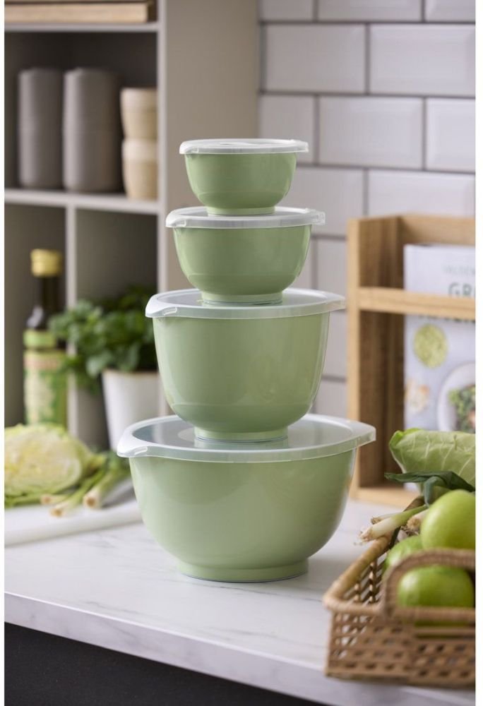 Rosti Margrethe R&uuml;hrsch&uuml;sselset mit Deckel 4-teilig, Misty Green