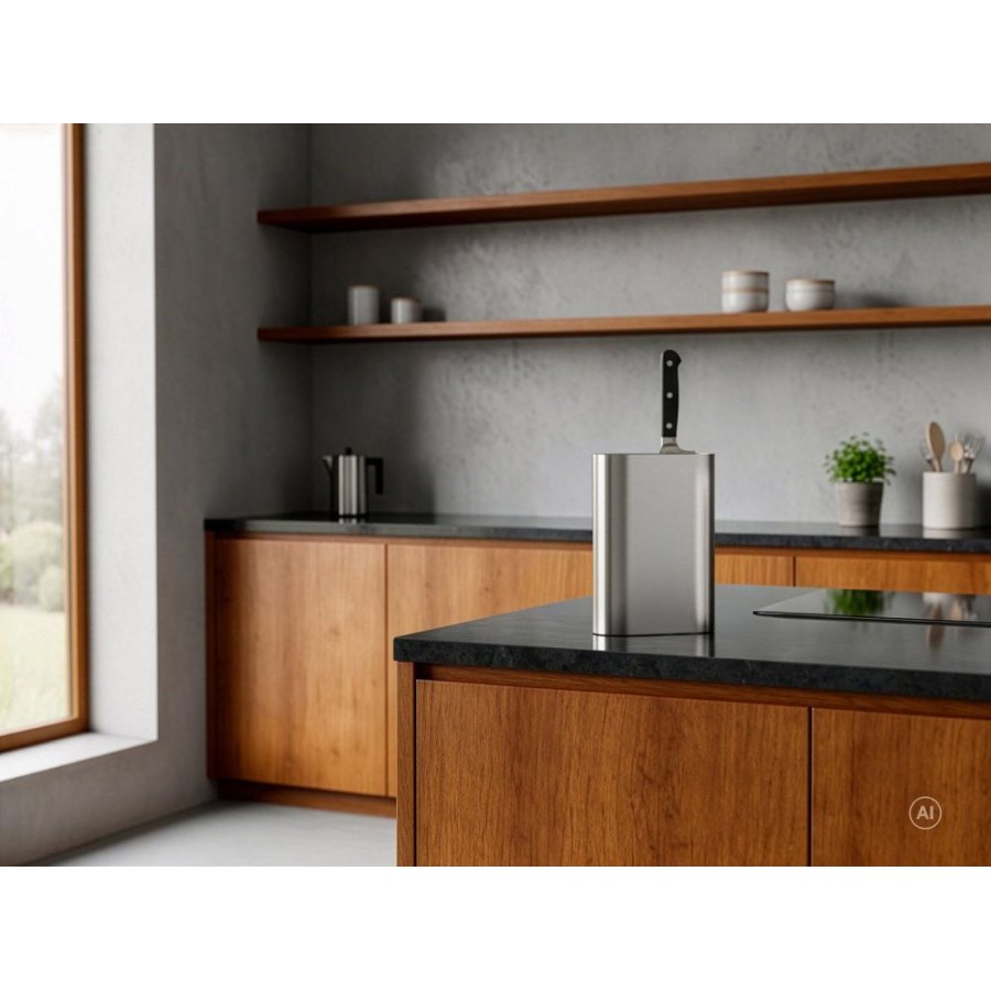 Zone Denmark Singles K�kkenrulleholder H32 cm, Rustfrit St�l