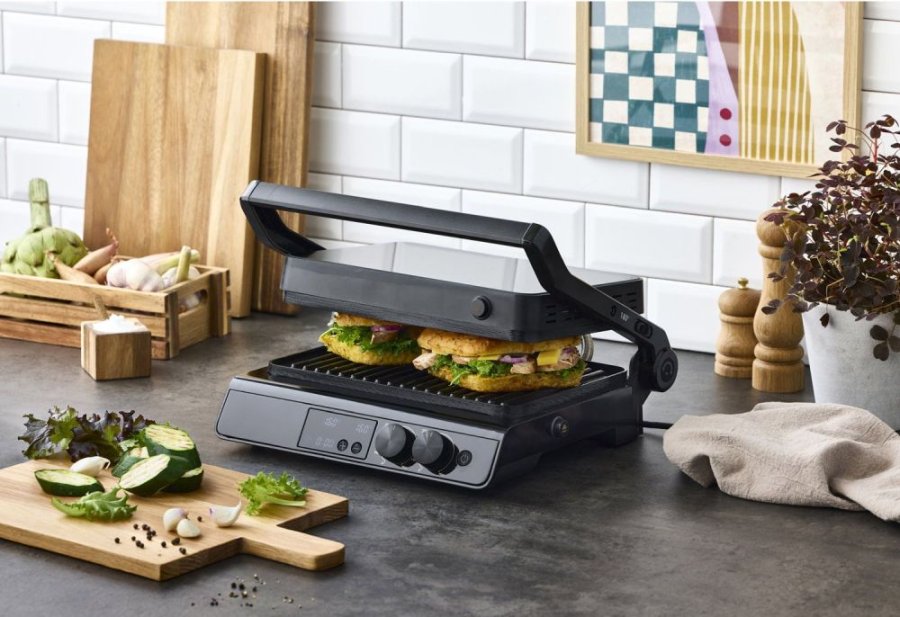 Nordic Sense Digital Paninigrill 2000W, Schwarz