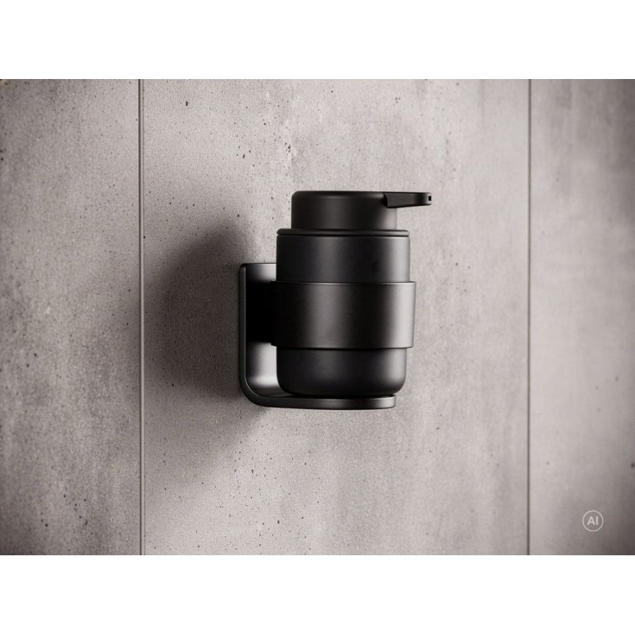 Zone Denmark Ume V�gholder til S�bedispenser og Tandb�rstekrus, Sort