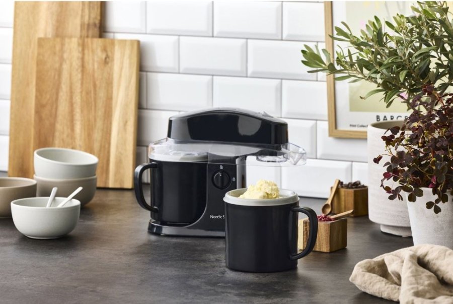 Nordic Sense Eismaschine, Schwarz