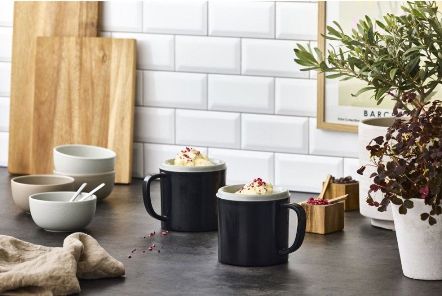 Nordic Sense Eismaschine, Schwarz
