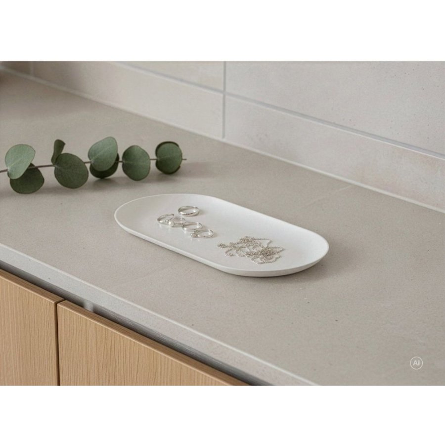 Zone Denmark Ume Bakke 9,5x18 cm, Hvid