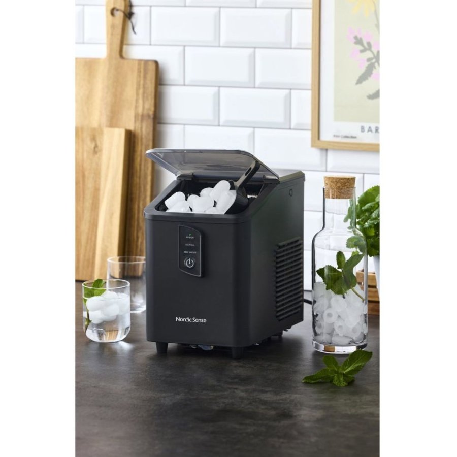 Nordic Sense Eisw&uuml;rfelmaschine 0,8 L, Schwarz