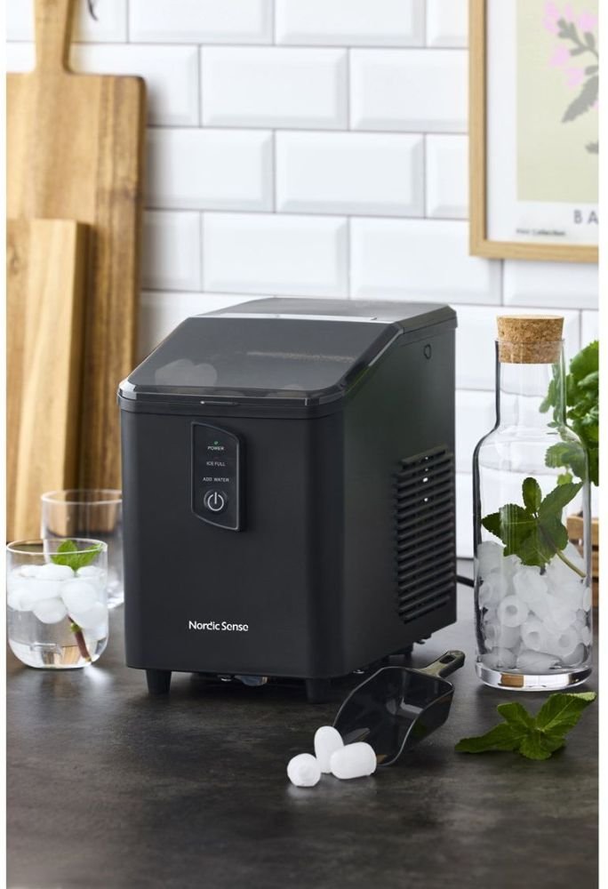 Nordic Sense Eisw&uuml;rfelmaschine 0,8 L, Schwarz