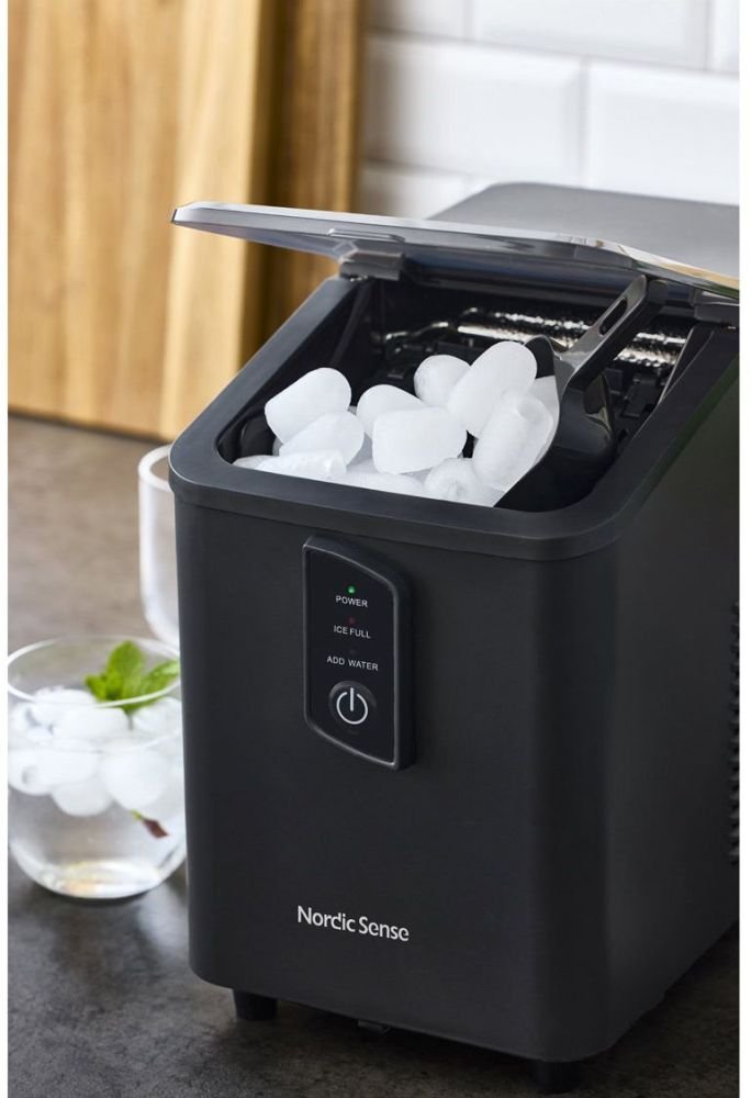 Nordic Sense Eisw&uuml;rfelmaschine 0,8 L, Schwarz