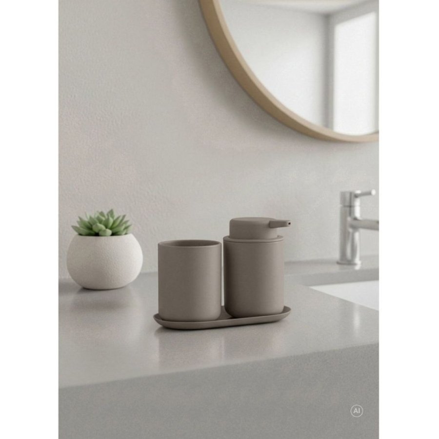 Zone Denmark Ume Badkamerset 3-delig, Taupe
