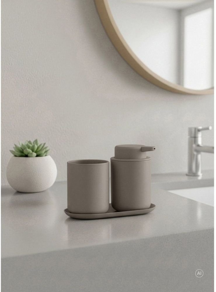 Zone Denmark Ume Badkamerset 3-delig, Taupe