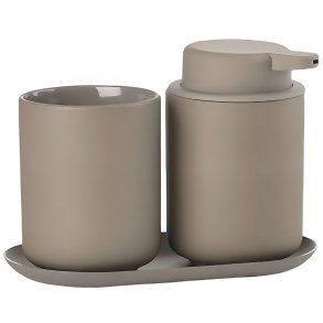 Zone Denmark Ume Badezimmerset 3-teilig, Taupe