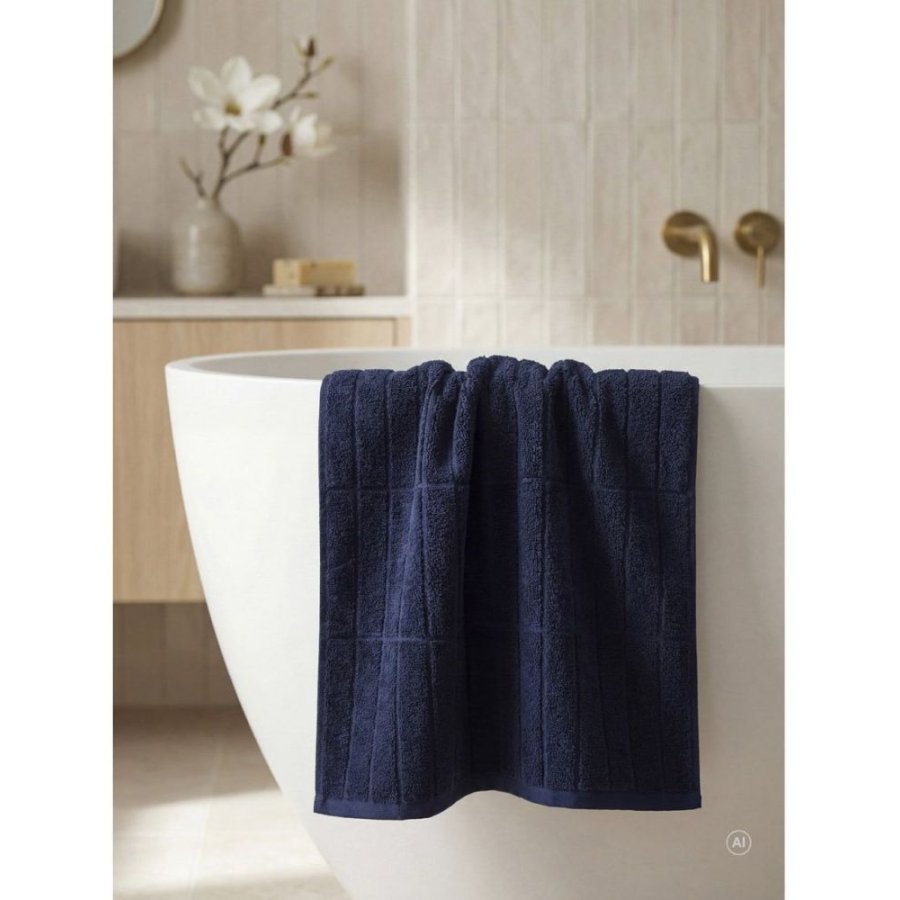 S&ouml;dahl Organic Essence Suite One H�ndkl�de 50x100 cm, Navy Blue