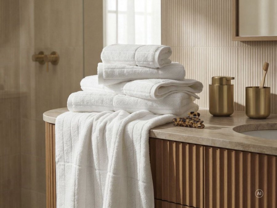 S&ouml;dahl Organic Essence Suite One H�ndkl�de 40x60 cm, Optisk Hvid