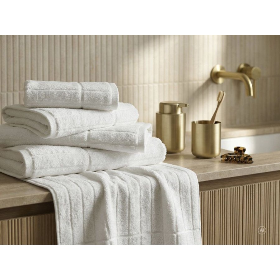 S&ouml;dahl Organic Essence Suite One H�ndkl�de 50x100 cm, Optisk Hvid