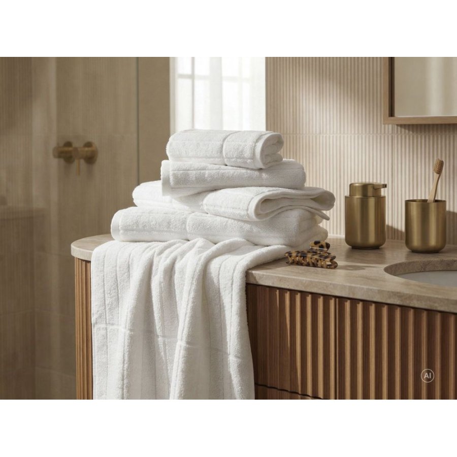 S&ouml;dahl Organic Essence Suite One H�ndkl�de 70x140 cm, Optisk Hvid