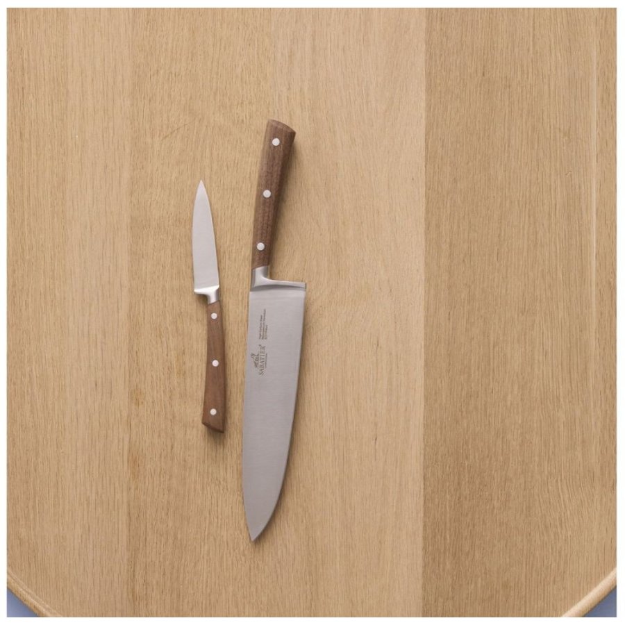 Lion Sabatier Gemini Messerset 2-teilig, Stahl/Walnuss