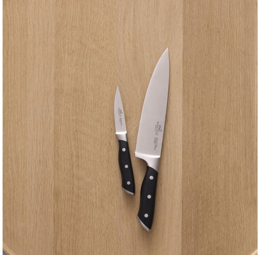 Lion Sabatier Hercules Messerset 2-teilig, Stahl/Schwarz