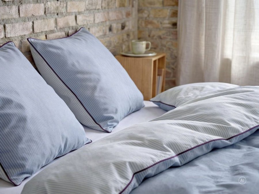 S&ouml;dahl Organic Frame Senget�j 140x220 cm, Linen Blue