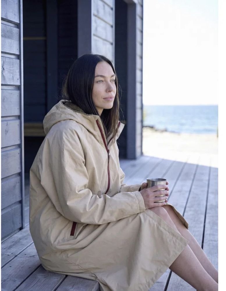 S&ouml;dahl North Winterbademantel L/XL, Beige