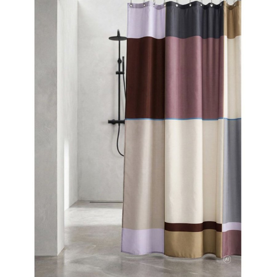 S&ouml;dahl Colour Block Badeforh�ng 180x200 cm, Rosewood
