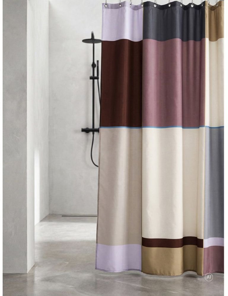 S&ouml;dahl Colour Block Badeforh�ng 180x200 cm, Rosewood