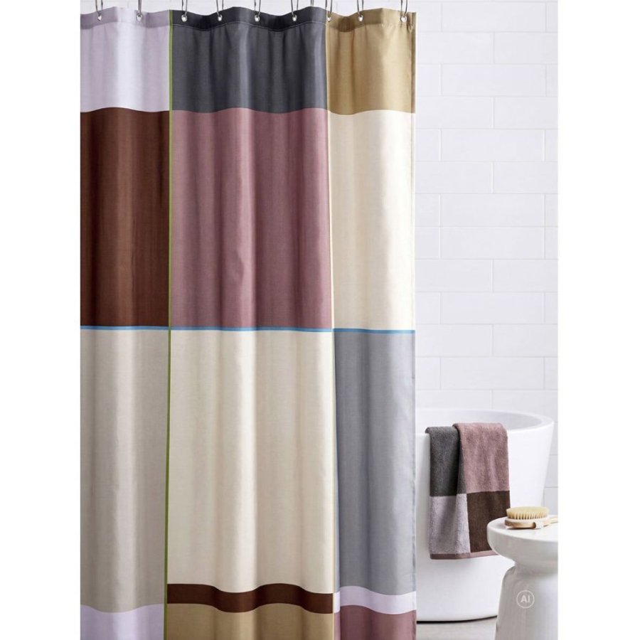 S&ouml;dahl Colour Block Badeforh�ng 180x200 cm, Rosewood