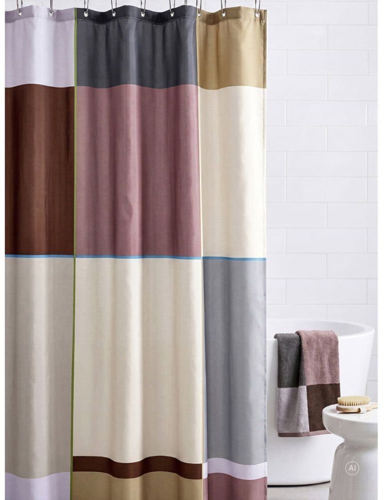 S&ouml;dahl Colour Block Badeforh�ng 180x200 cm, Rosewood