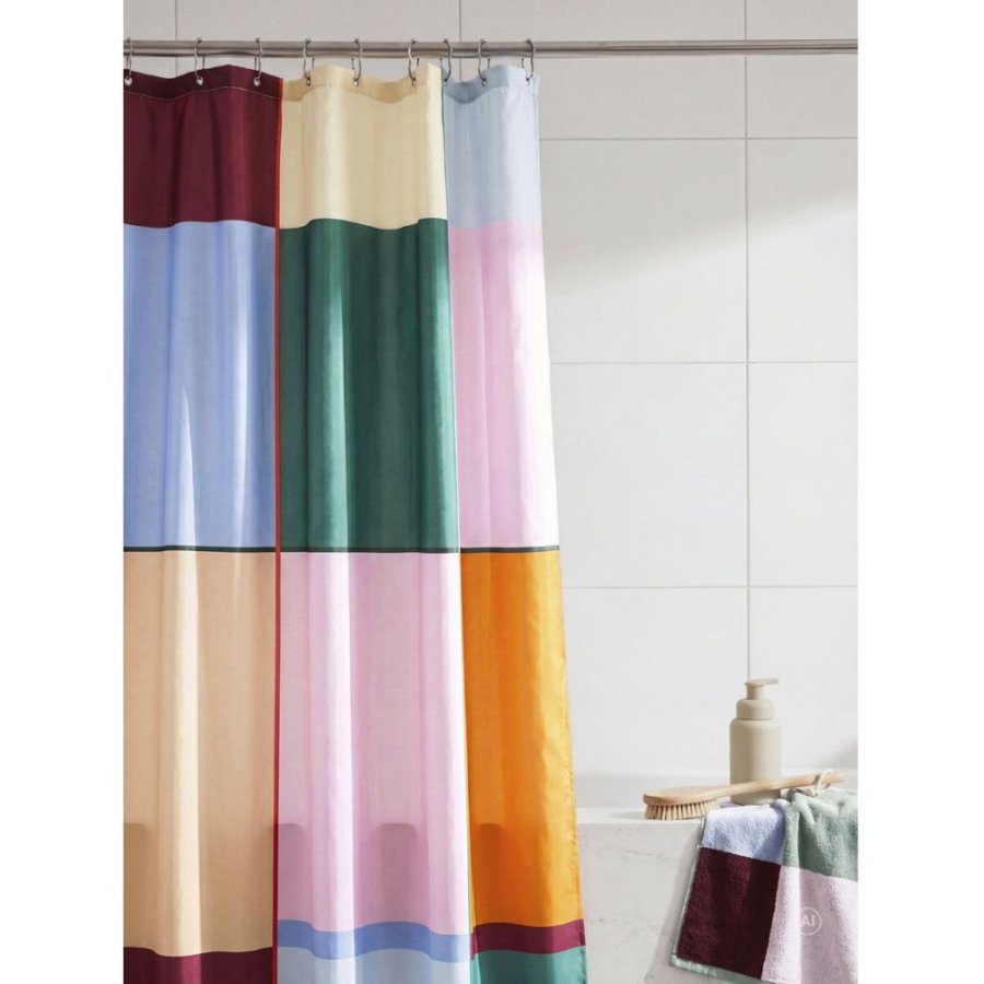 S�dahl Colour Block Badeforh�ng 180x200 cm, Lilac