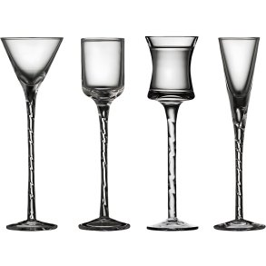 Lyngby Glas Nora Snapseglas 4 stk.