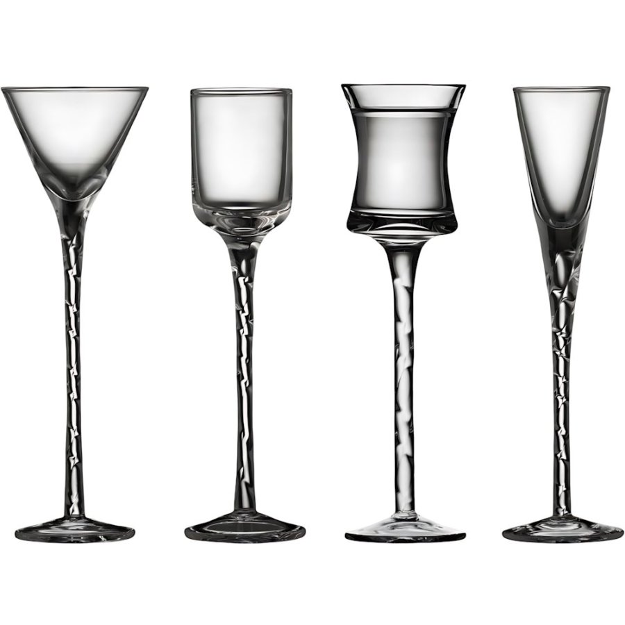 Lyngby Glas Nora Snapseglas 4 stk.