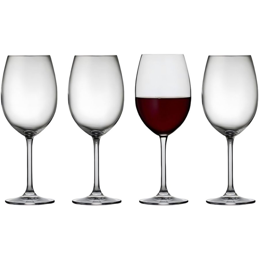 Lyngby Glas Juvel Rotweinglas 4er Set 58 cl